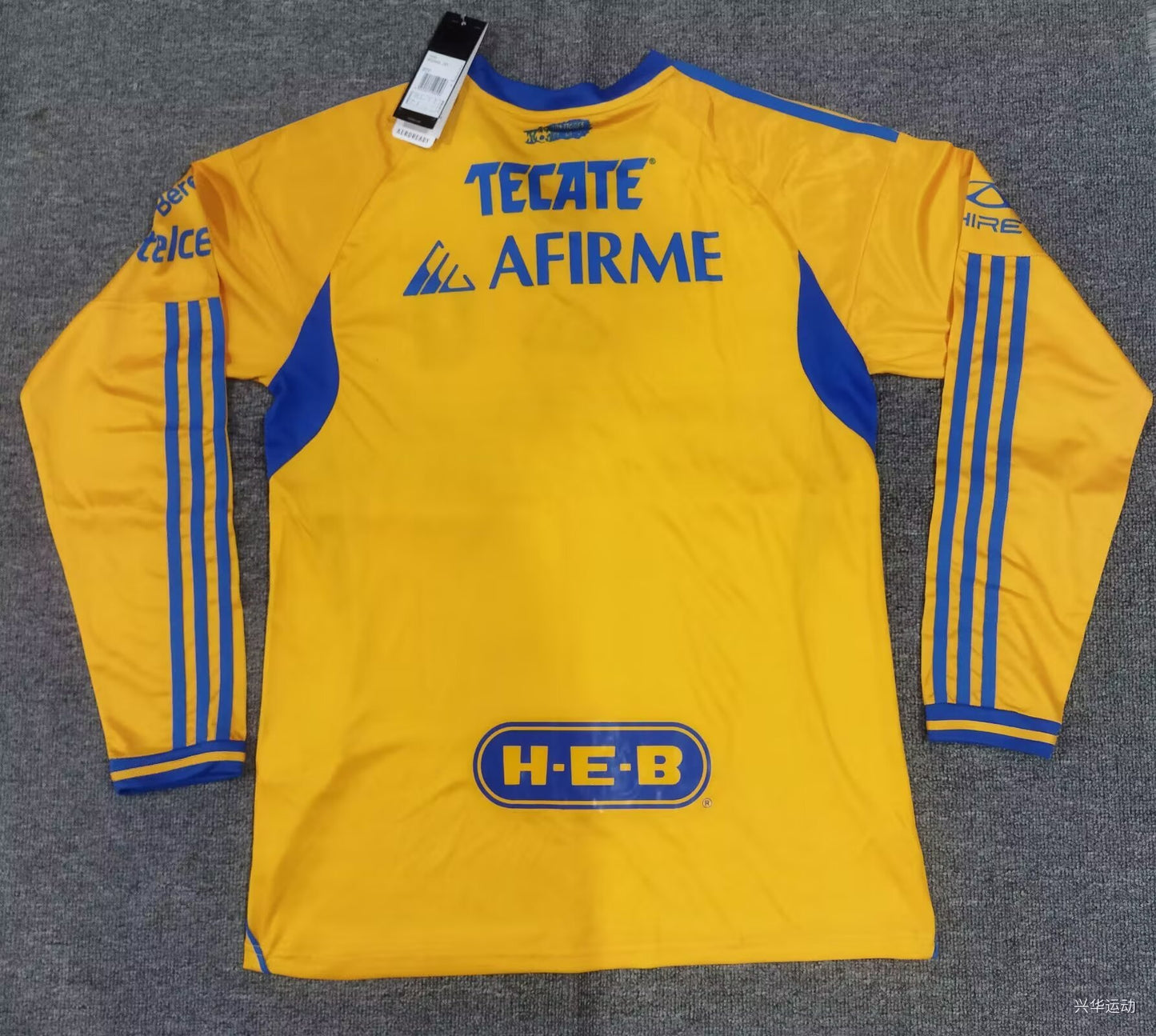 Camiseta local tigres manga larga 24/25 Versión Fan 1:1