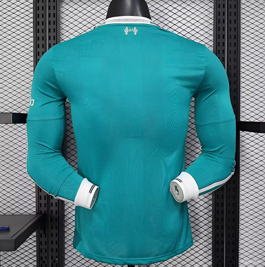 Tercera camiseta Liverpool 25-26 manga larga Versión Fan 1:1