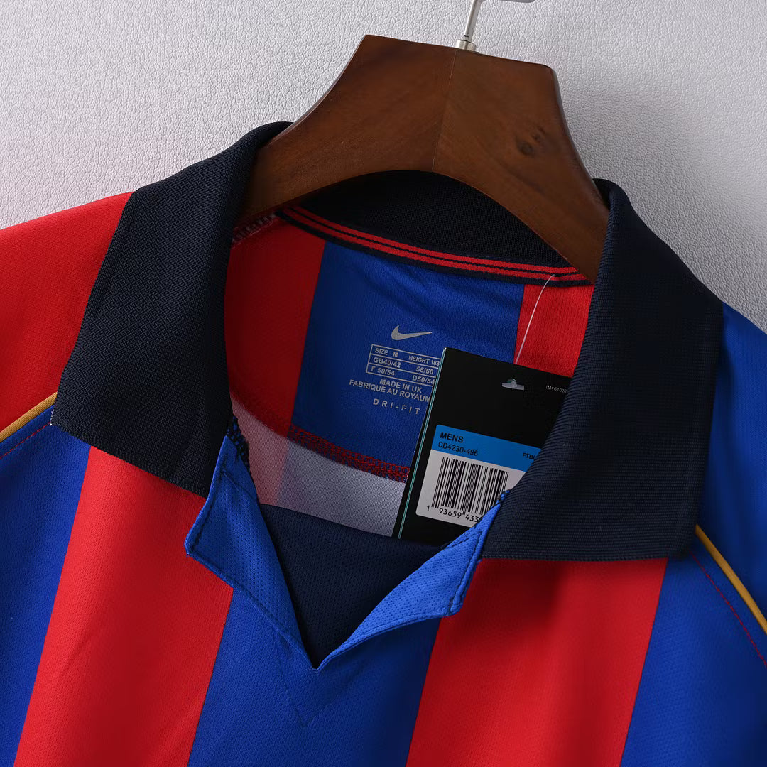 Camiseta Barcelona RETRO 01/02 Versión Fan 1:1