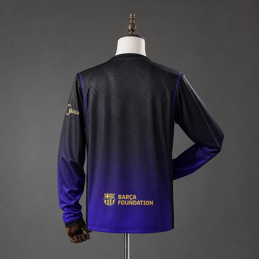Camiseta Barcelona visitante 26-27 manga larga Versión Fan