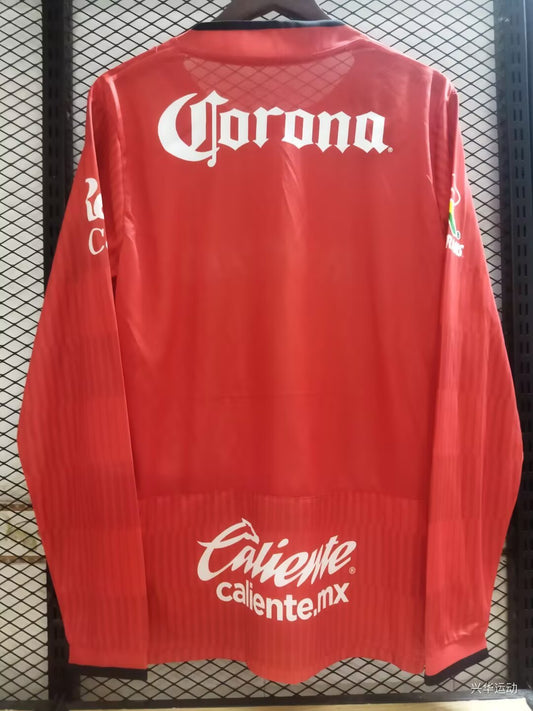 Camiseta local toluca manga larga 25/26 Versión Fan 1:1