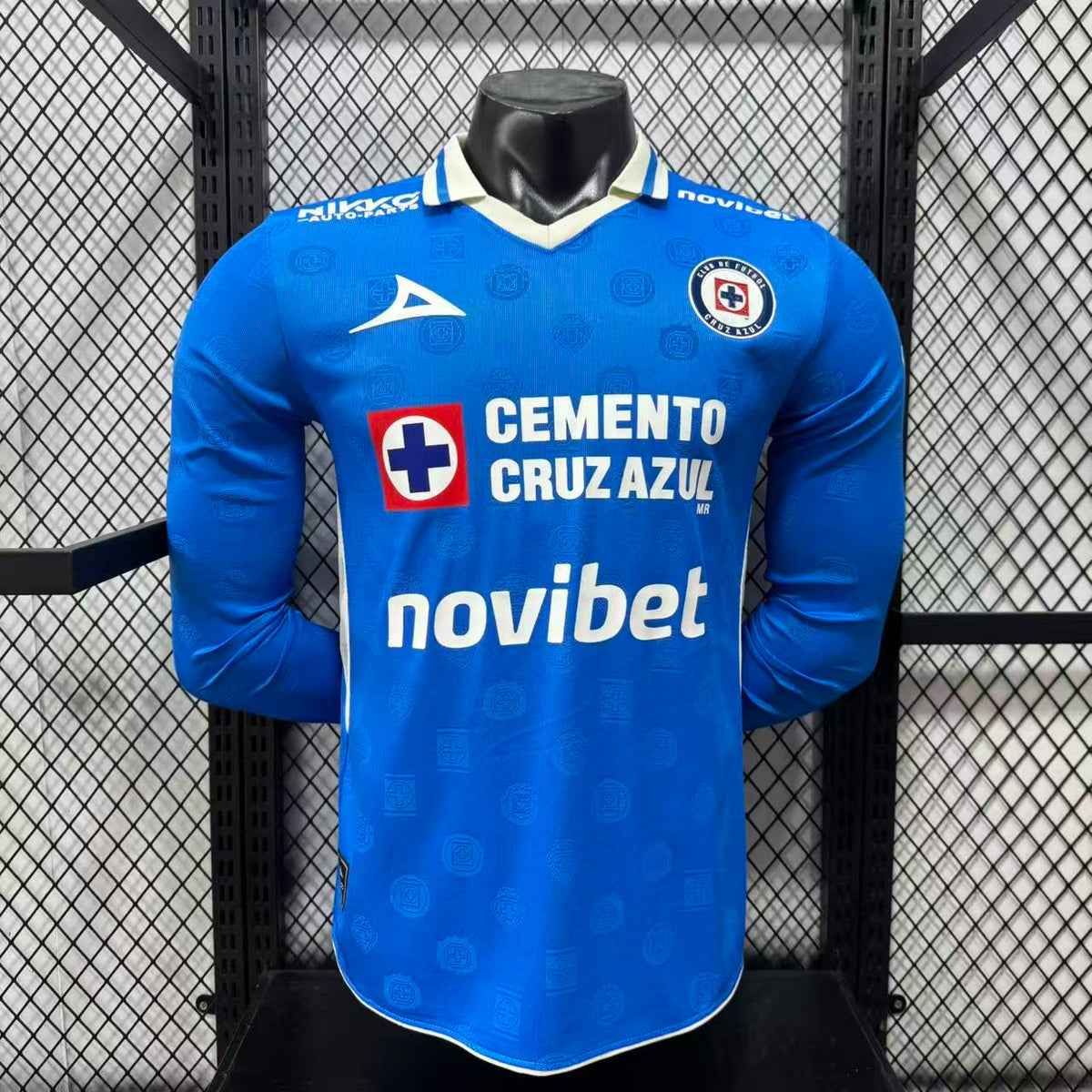 Cruz azul local manga larga 26/27