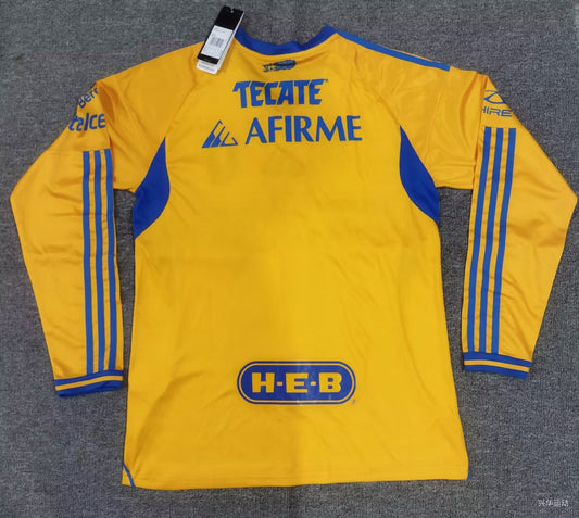 Camiseta local tigres manga larga 24/25 Versión Fan 1:1