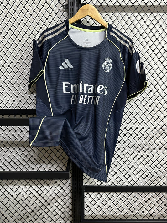 Camiseta visitante Real madrid 25/26 Versión Fan 1:1