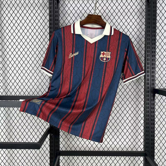 Camiseta Barcelona RETRO aniversario 25/26 Versión Fan 1:1