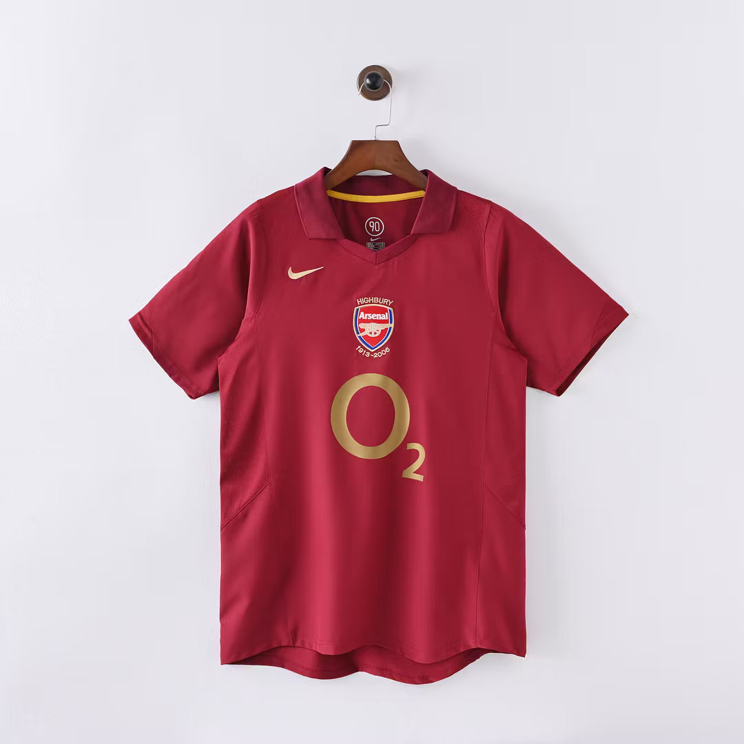 Camiseta Arsenal RETRO 05/06 Versión Fan 1:1