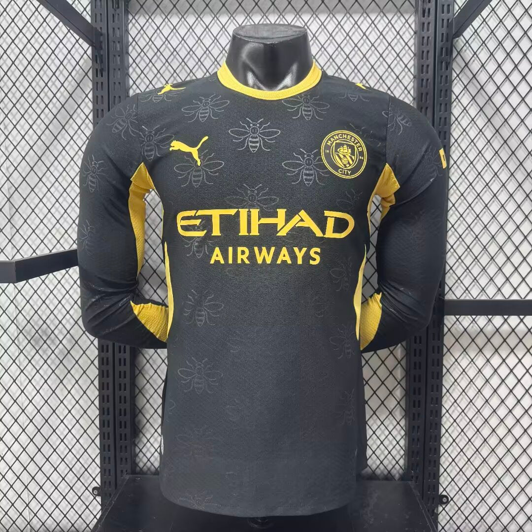 Camiseta Manchester city visitante 26-27  manga larga Versión Fan