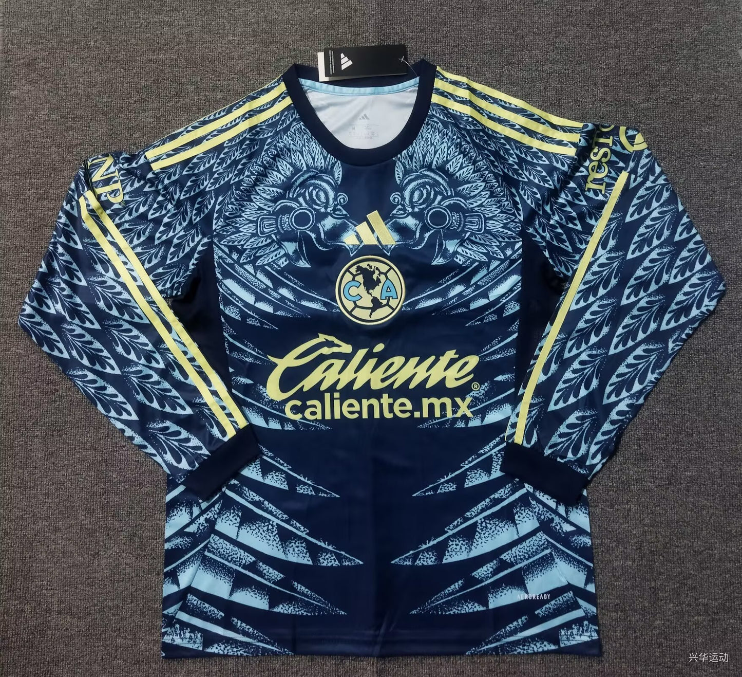Camiseta visitante america manga larga 24/25 Versión Fan 1:1