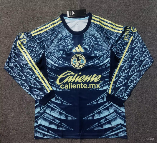 Camiseta visitante america manga larga 24/25 Versión Fan 1:1