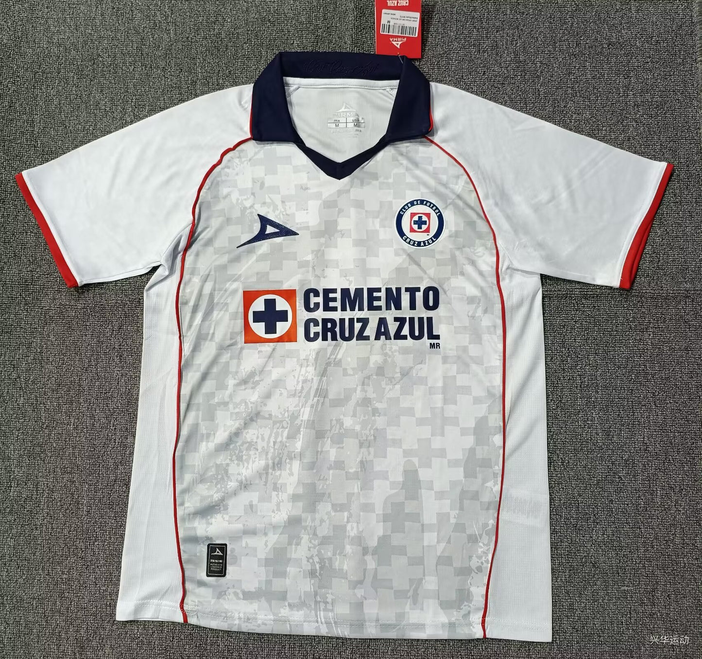 Camiseta Cruz azul visitante interamericana 25/26 Versión Fan 1:1