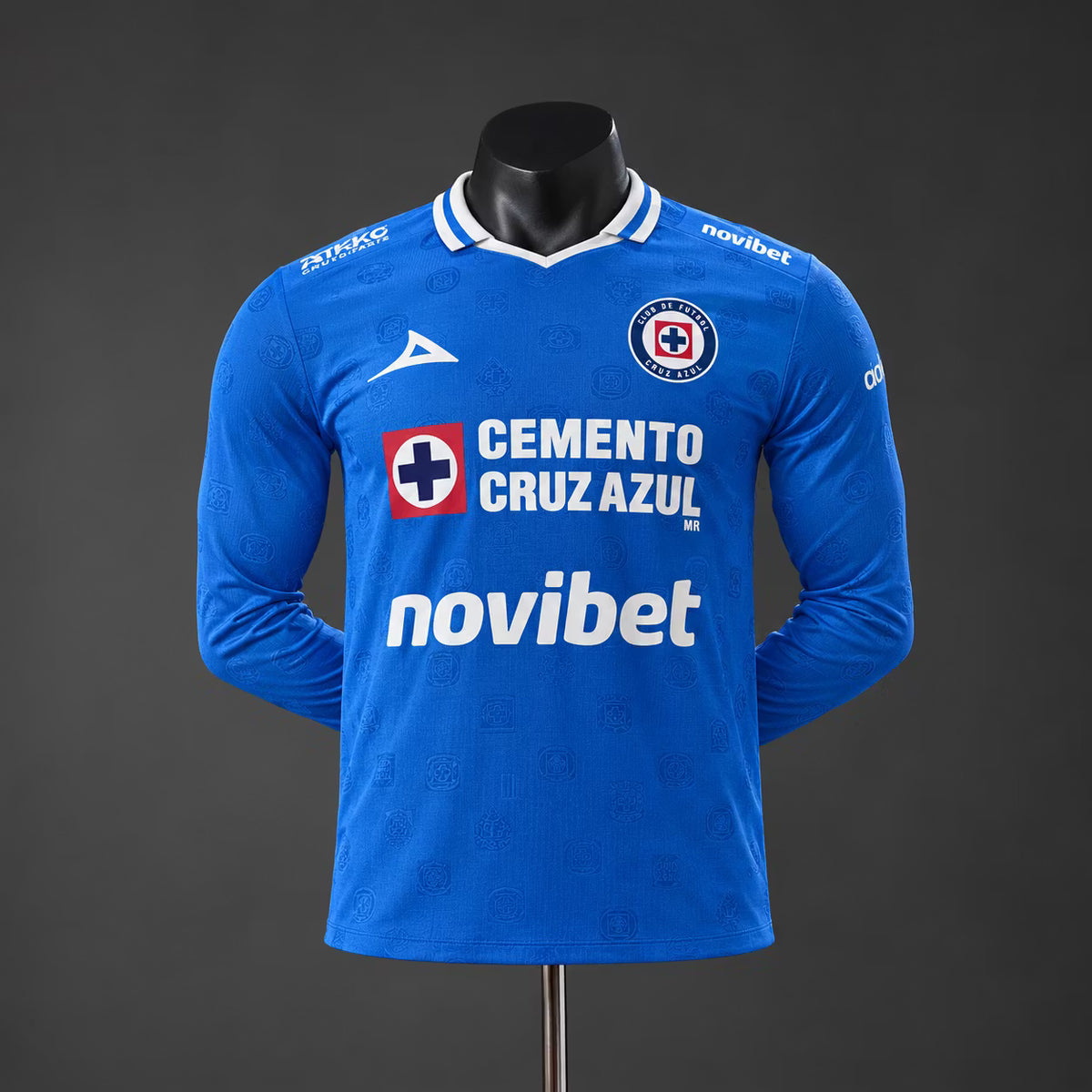 Cruz azul local manga larga 26/27