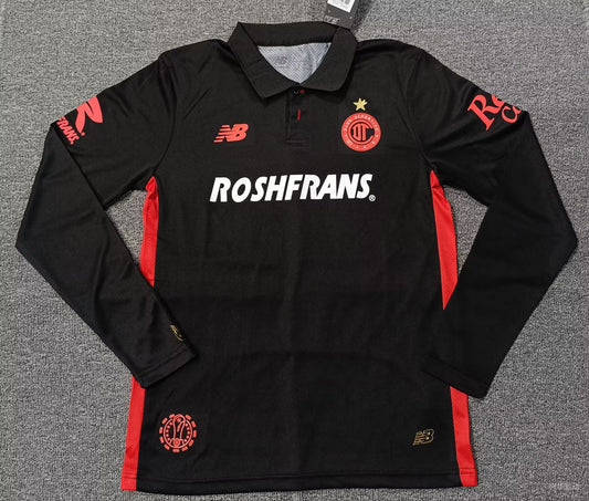 Camiseta visitante toluca manga larga 25/26 Versión Fan 1:1