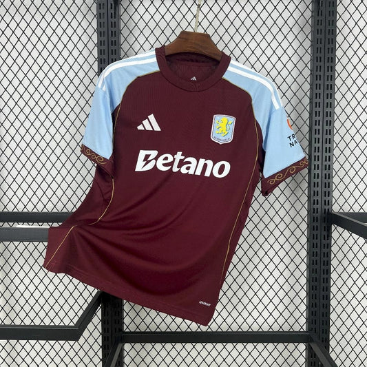 Camiseta Aston Villa local 25-26 Versión Fan 1:1