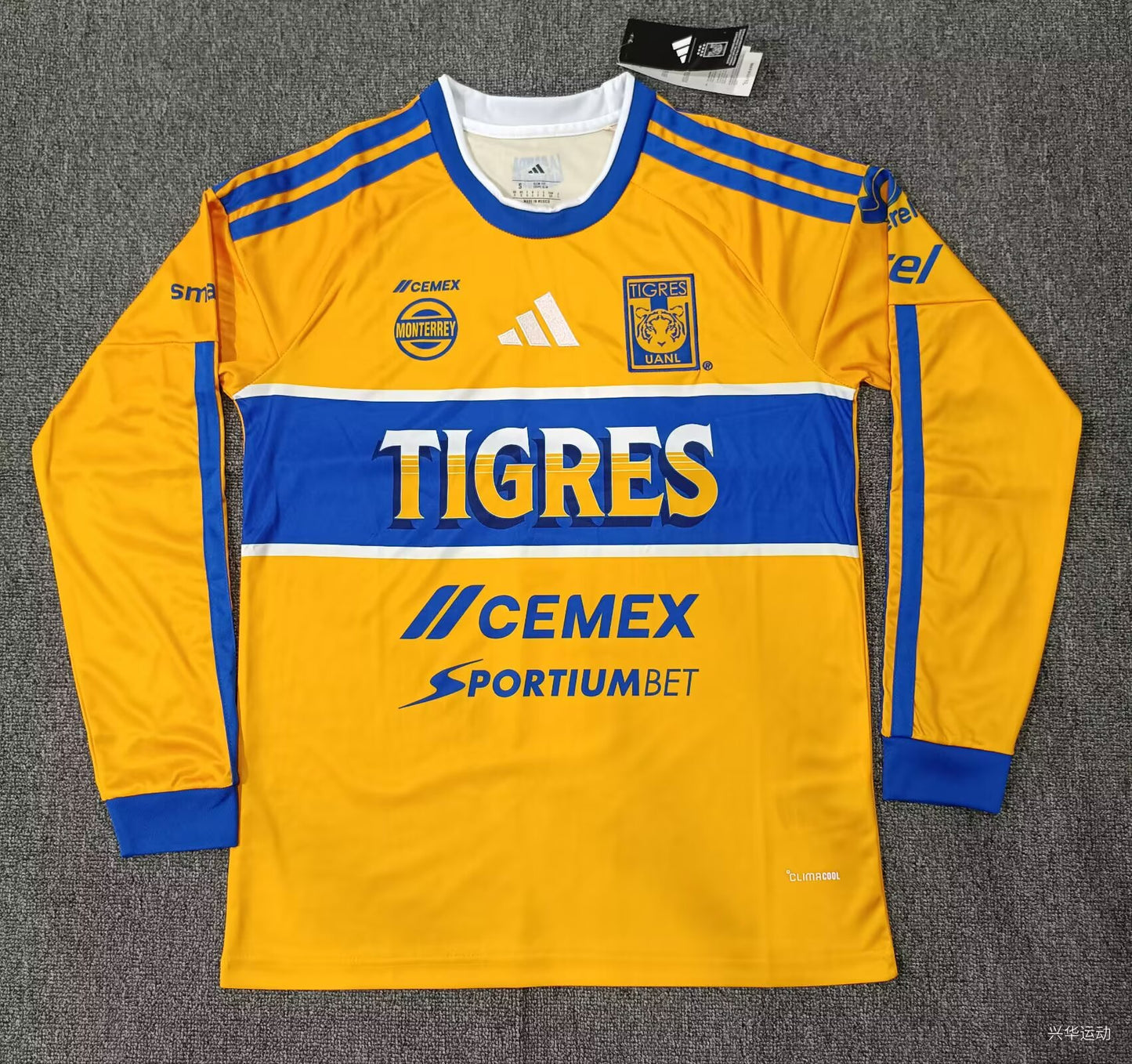 Camiseta local tigres manga larga 26/27 Versión Fan
