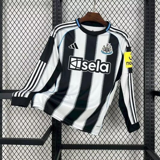 Camiseta Newcastle local 25-26  manga larga Versión Fan 1:1