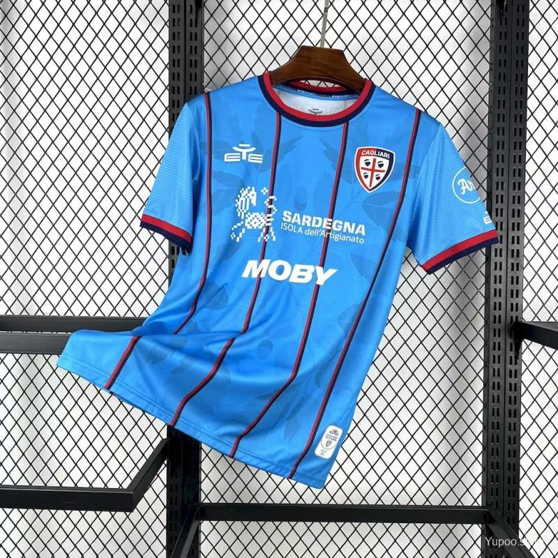 Camiseta cagliari visitante 25-26 Versión Fan 1:1