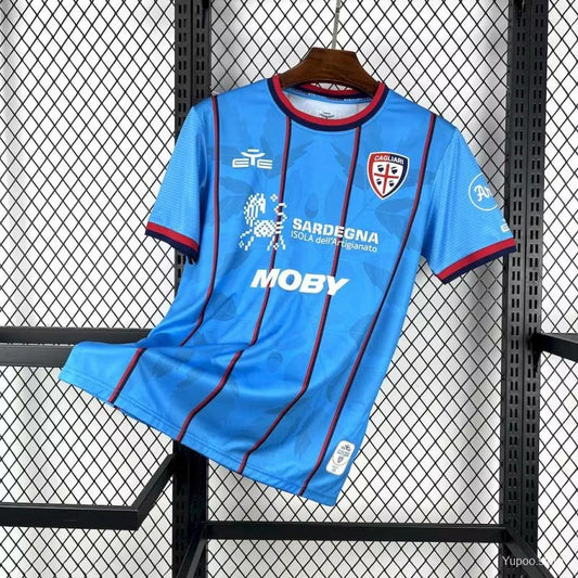 Camiseta cagliari visitante 25-26 Versión Fan 1:1