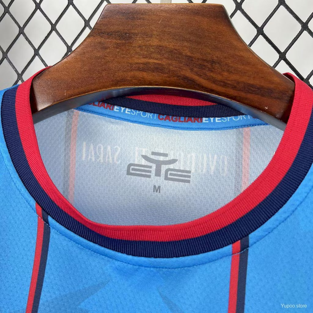 Camiseta cagliari visitante 25-26 Versión Fan 1:1