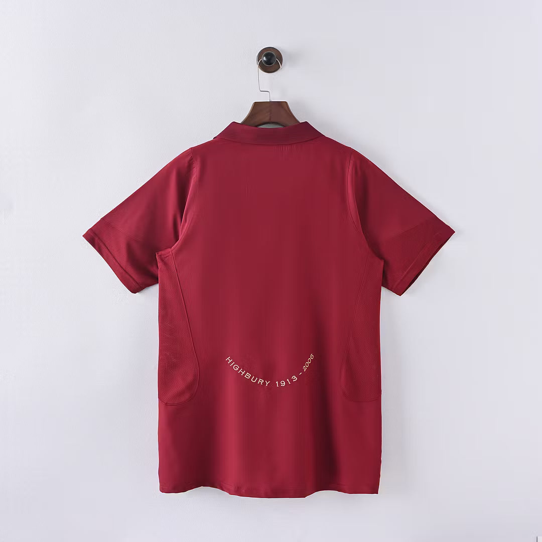 Camiseta Arsenal RETRO 05/06 Versión Fan 1:1