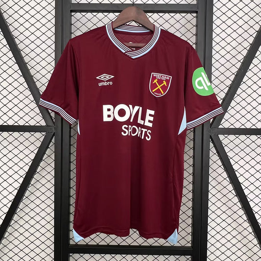 Camiseta West ham local 25-26 Versión Fan 1:1