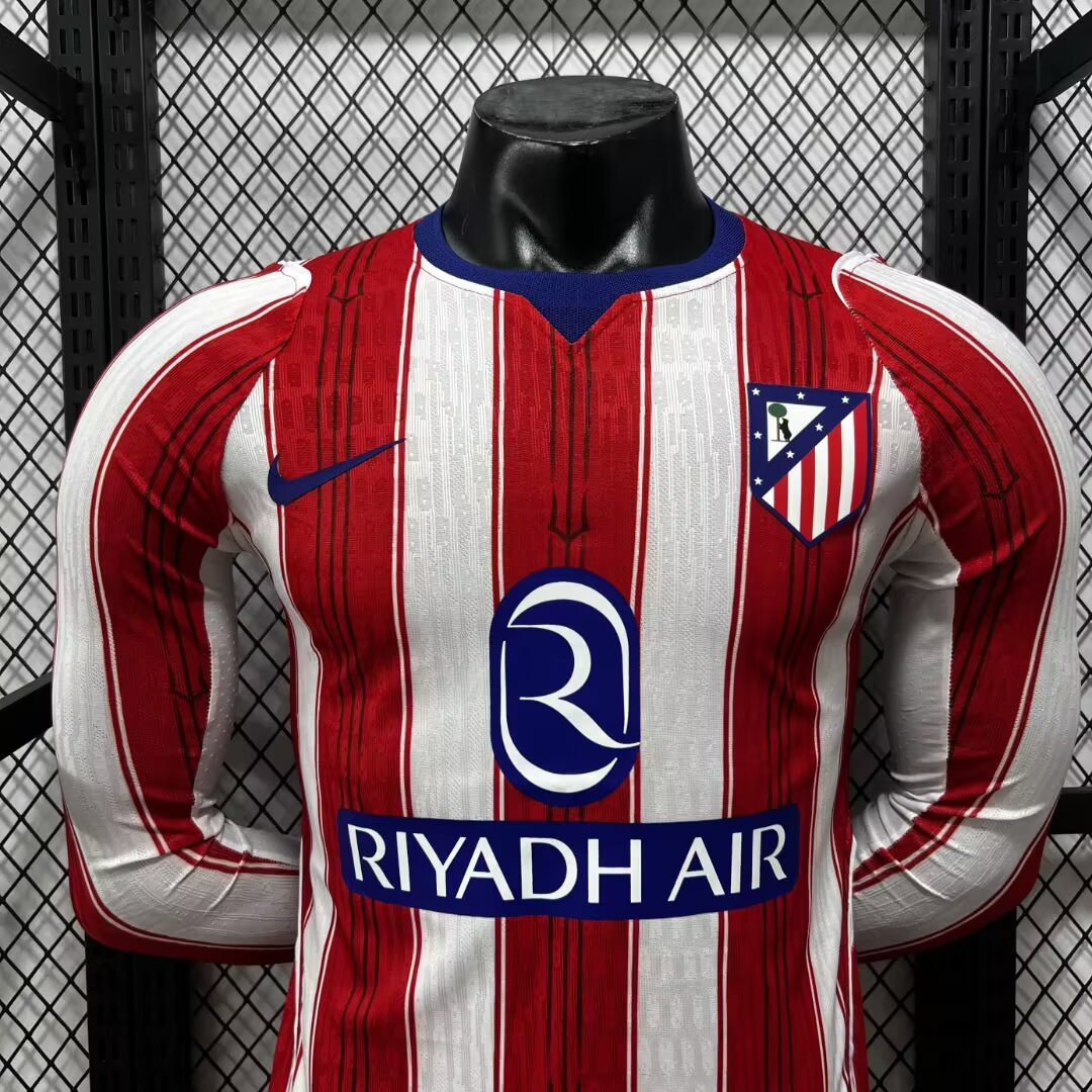 Camiseta atletico de madrid local 26-27  manga larga Versión Fan