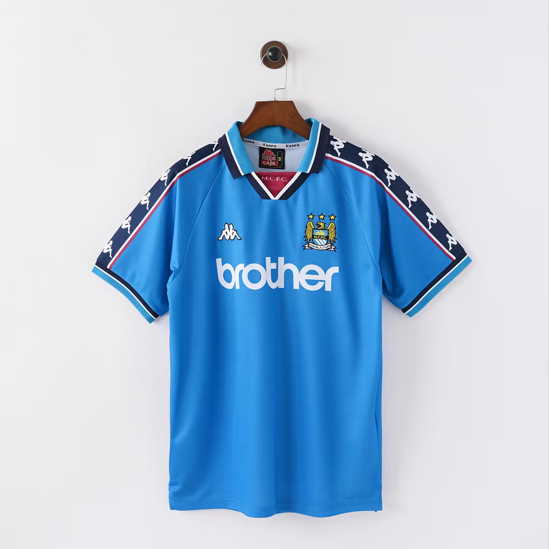 Camiseta Manchester city RETRO 1997 Versión Fan 1:1