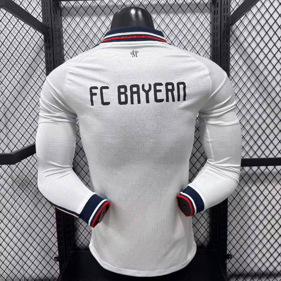 Camiseta bayern munich visitante 26-27  manga larga Versión Fan