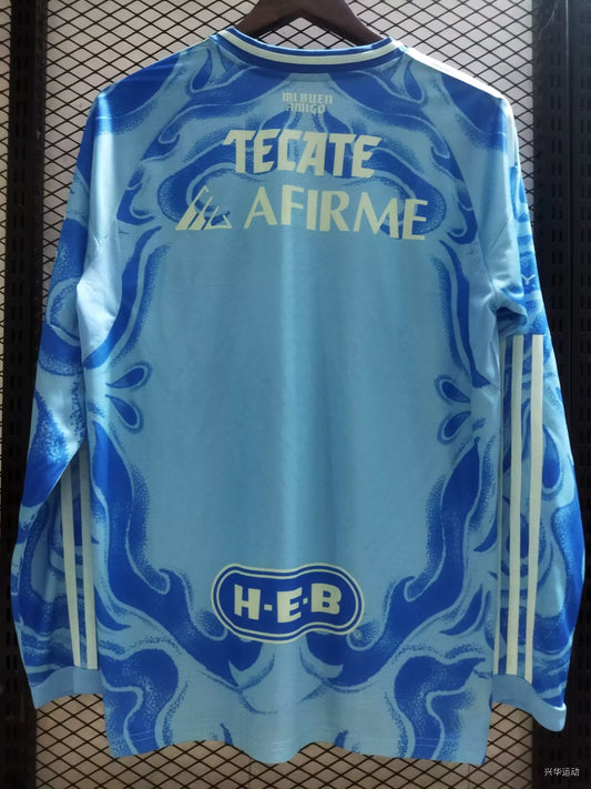 Camiseta visitante tigres manga larga 24/25 Versión Fan 1:1
