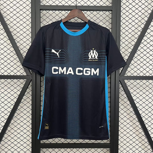 Camiseta visitante marsella 25-26 Versión Fan 1:1