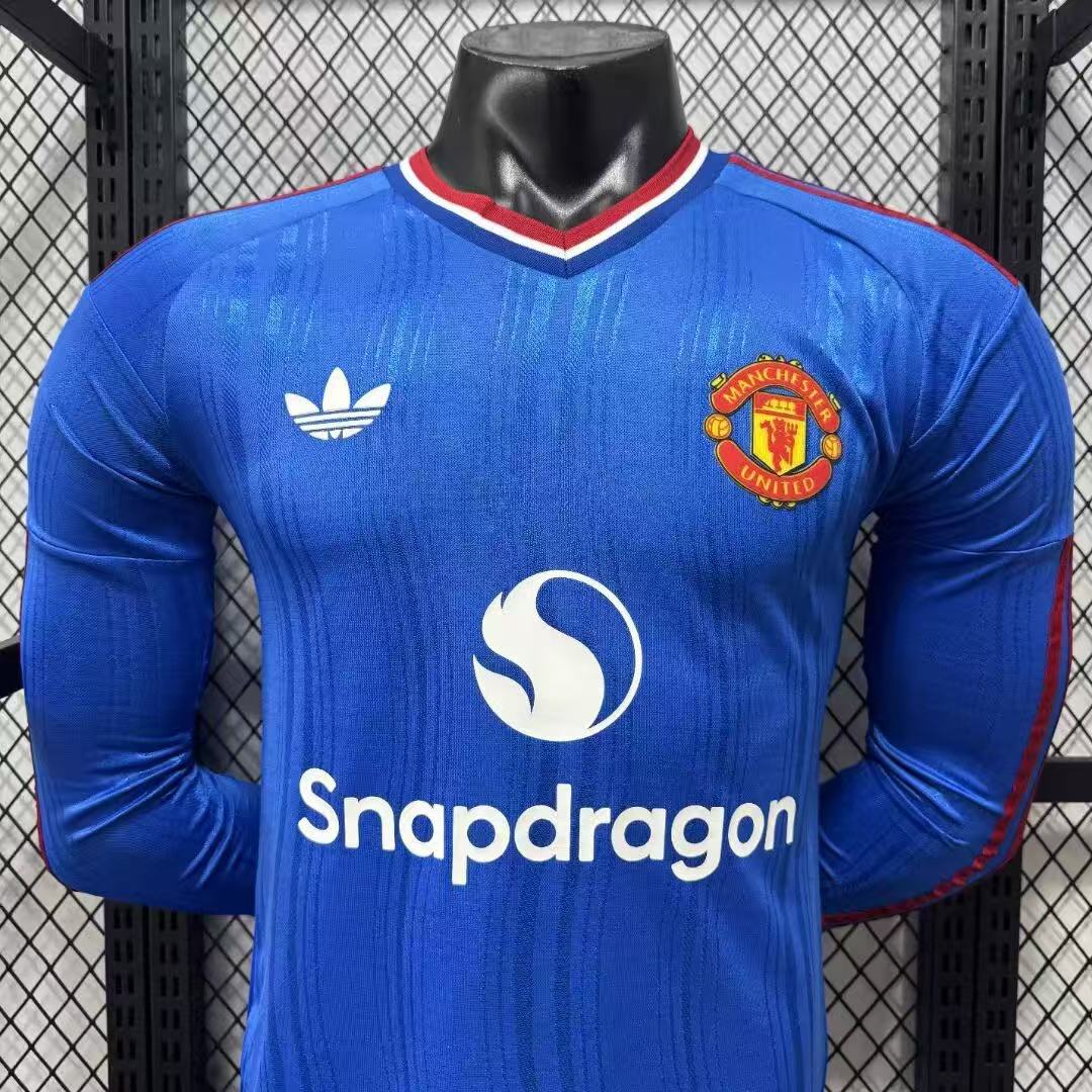 camiseta visitante Manchester United 26-27  manga larga Versión Fan