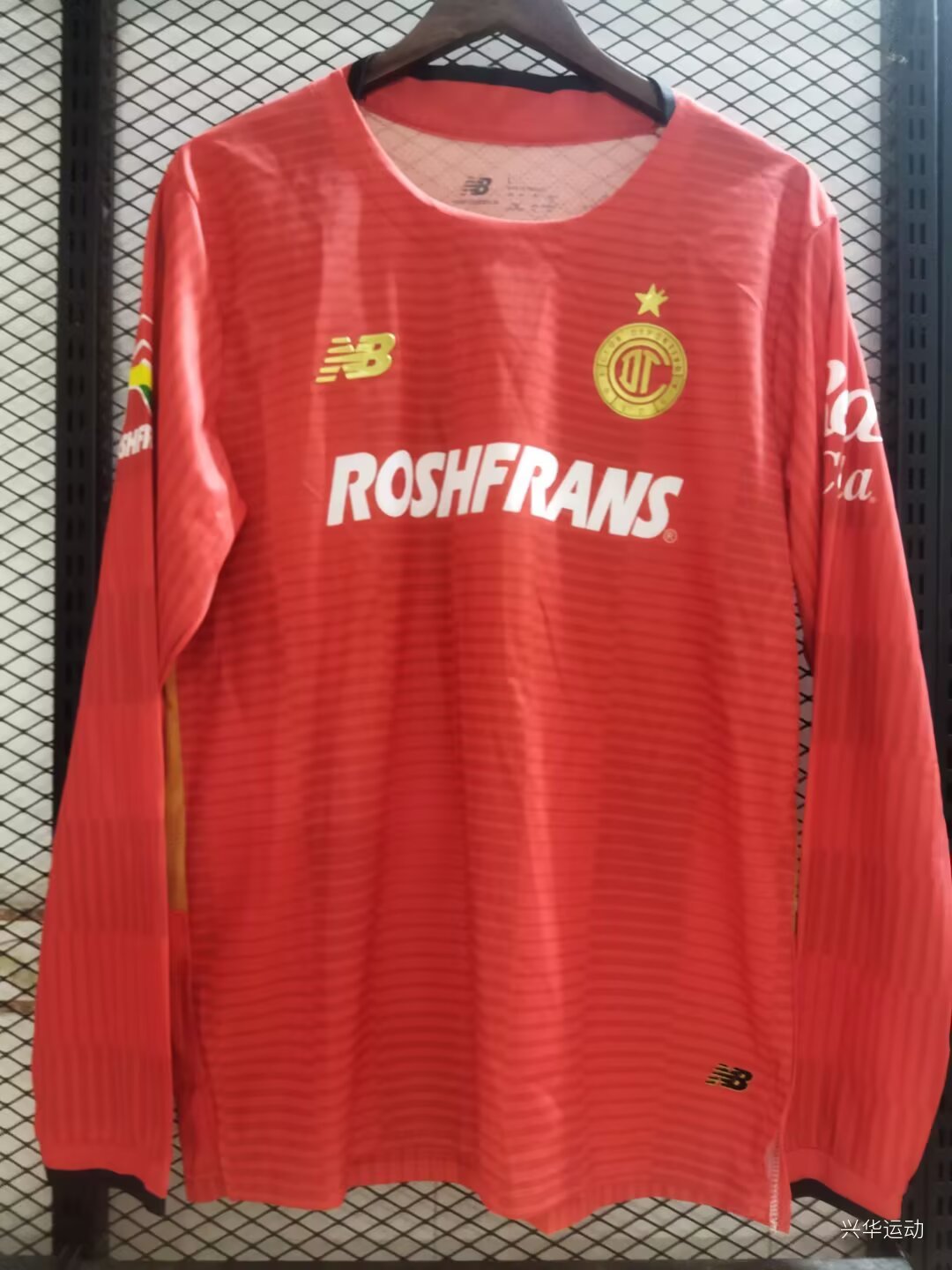 Camiseta local toluca manga larga 25/26 Versión Fan 1:1