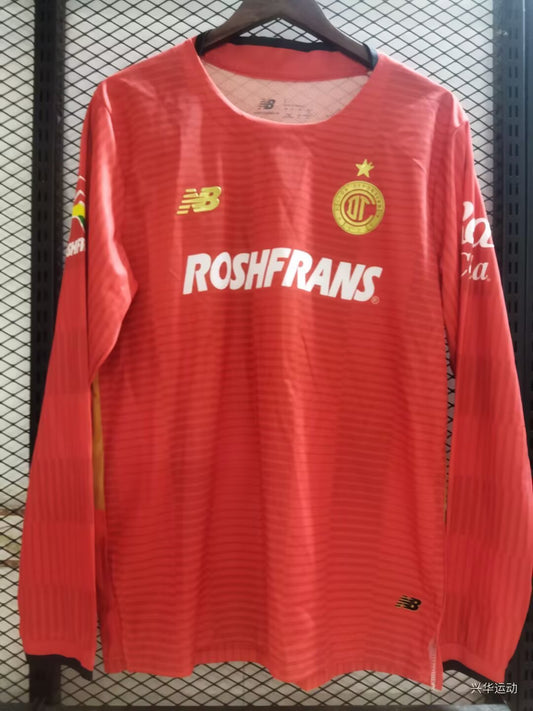 Camiseta local toluca manga larga 25/26 Versión Fan 1:1