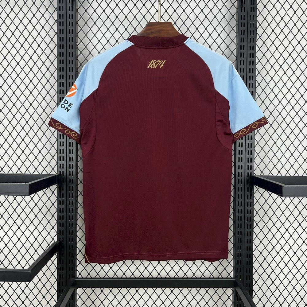 Camiseta Aston Villa local 25-26 Versión Fan 1:1