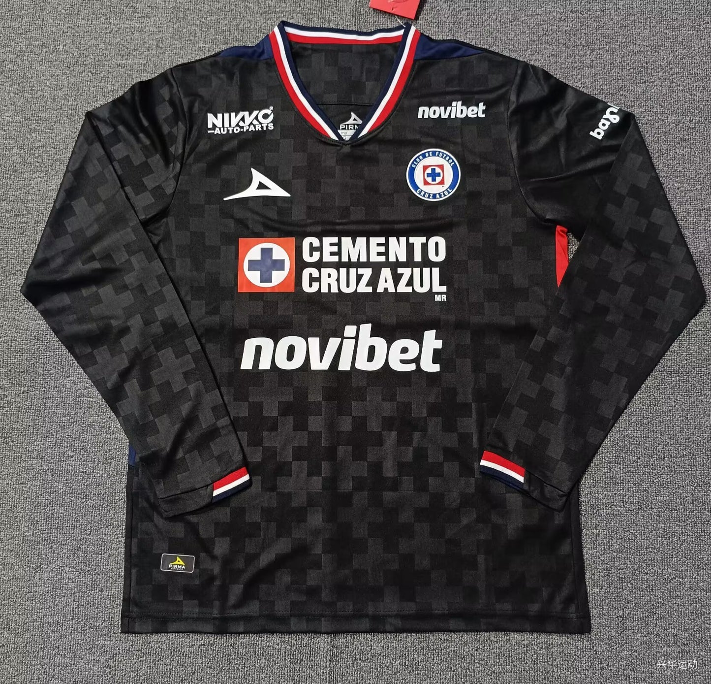Camiseta alternativa cruz azul manga larga 25/26 Versión Fan 1:1
