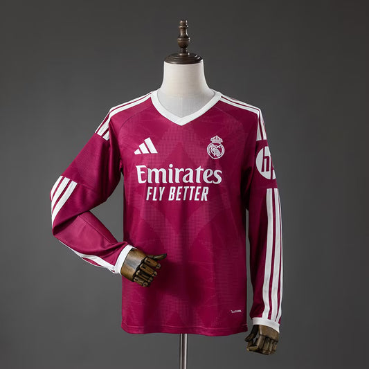 Camiseta real madrid tercera  26-27  manga larga Versión Fan