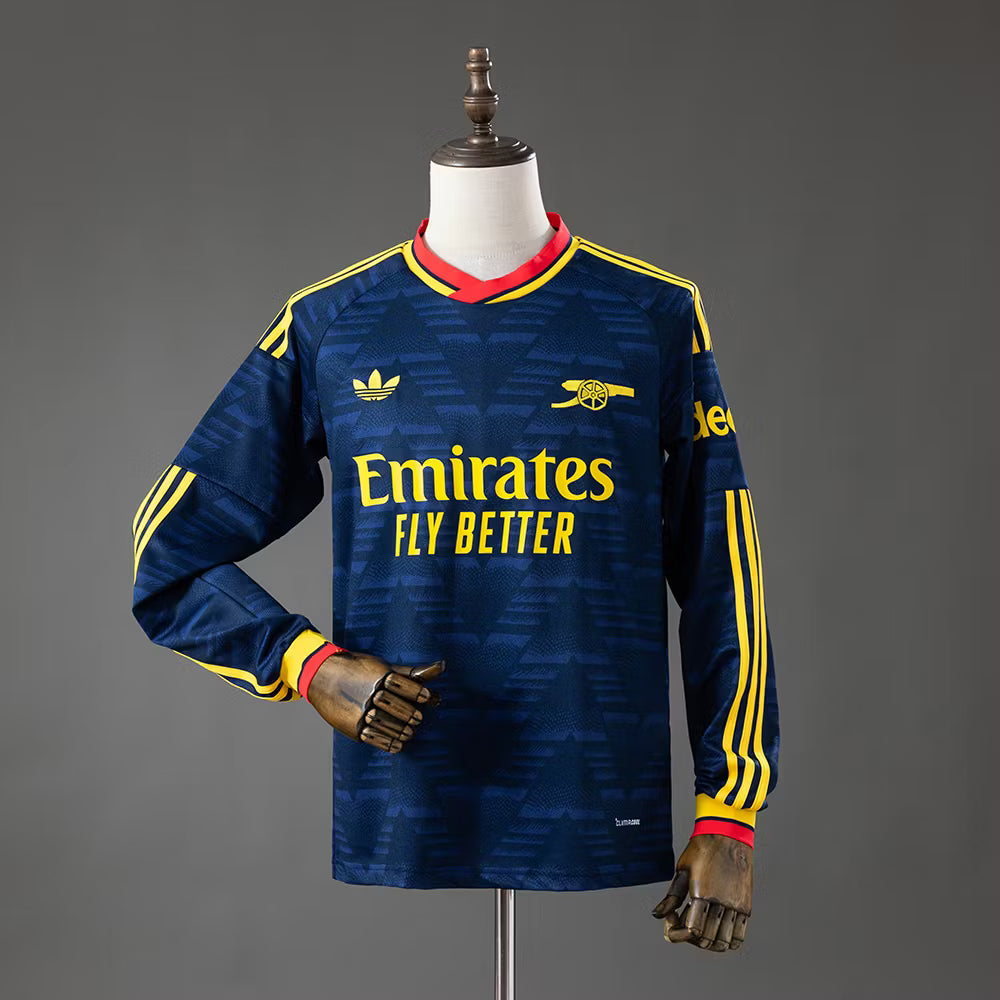 Camiseta Arsenal visitante 26-27  manga larga Versión Fan