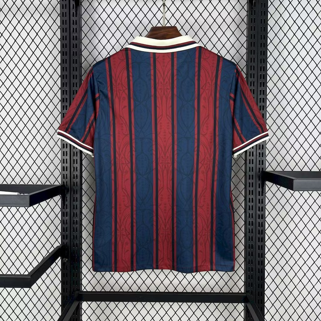 Camiseta Barcelona RETRO aniversario 25/26 Versión Fan 1:1