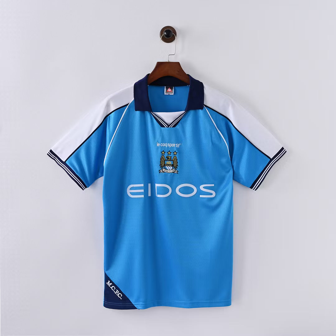 Camiseta Manchester city RETRO 99/01 Versión Fan 1:1