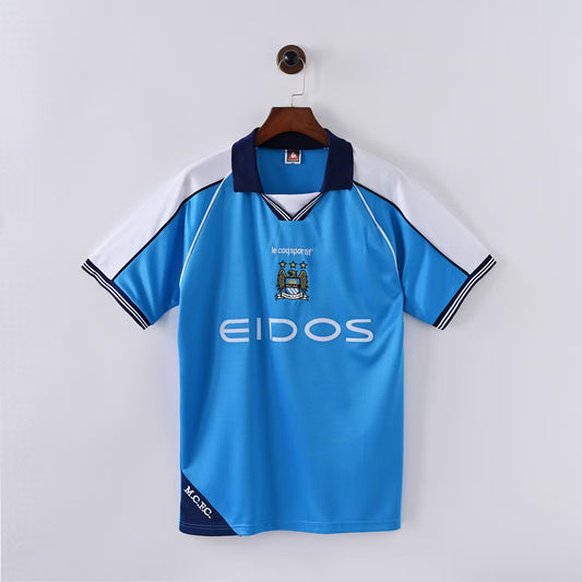 Camiseta Manchester city RETRO 99/01 Versión Fan 1:1