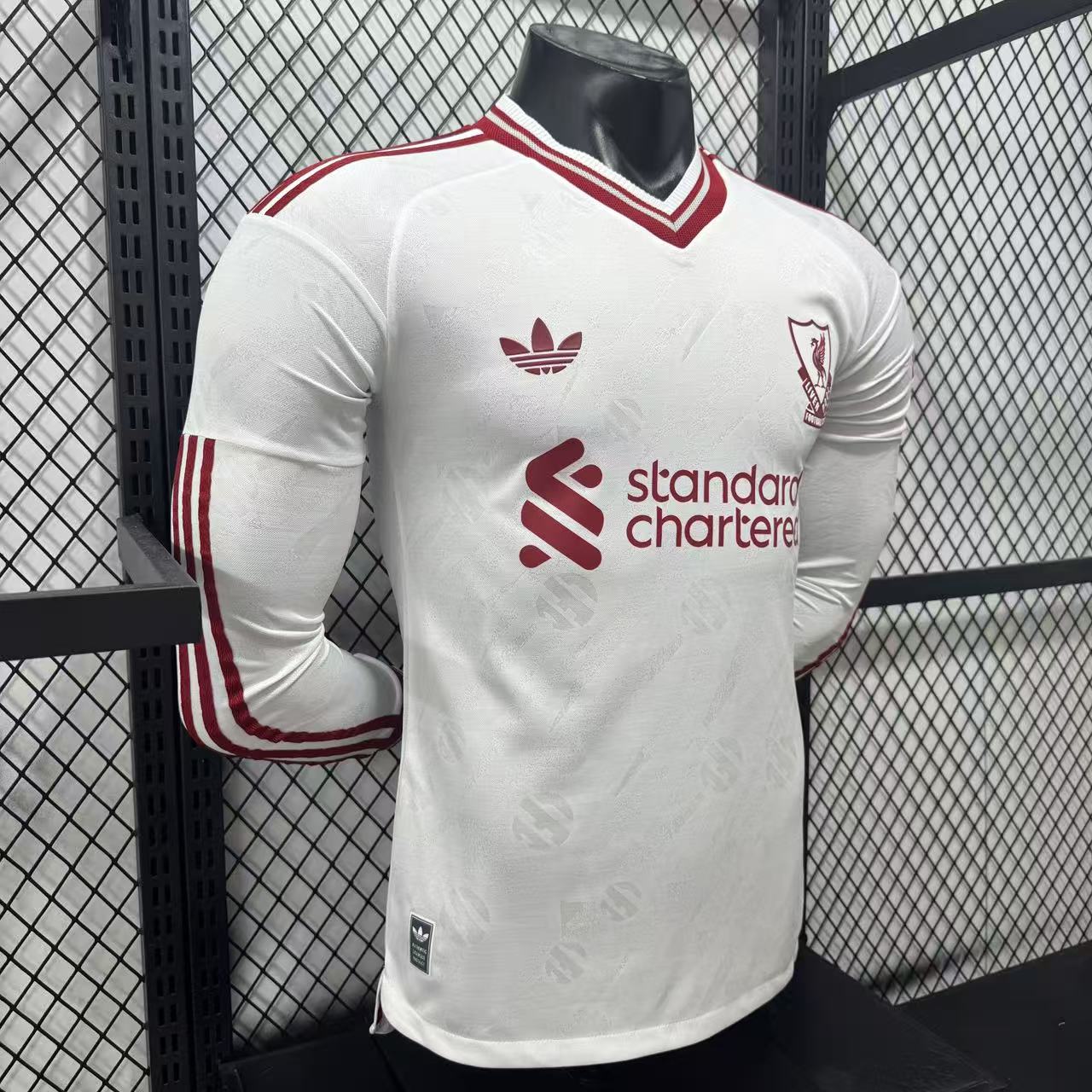 Camiseta Liverpool visitante 26-27  manga larga Versión Fan