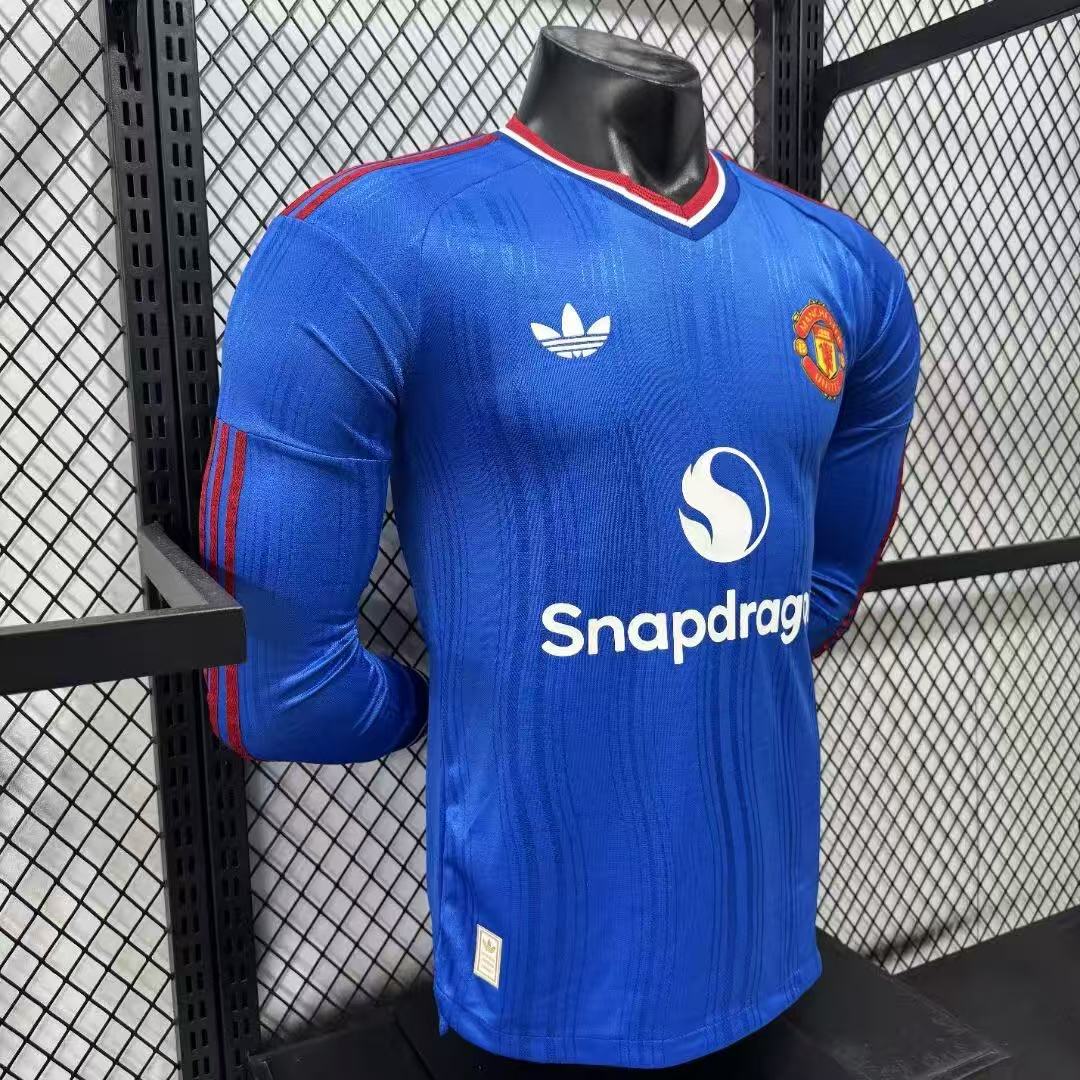 camiseta visitante Manchester United 26-27  manga larga Versión Fan