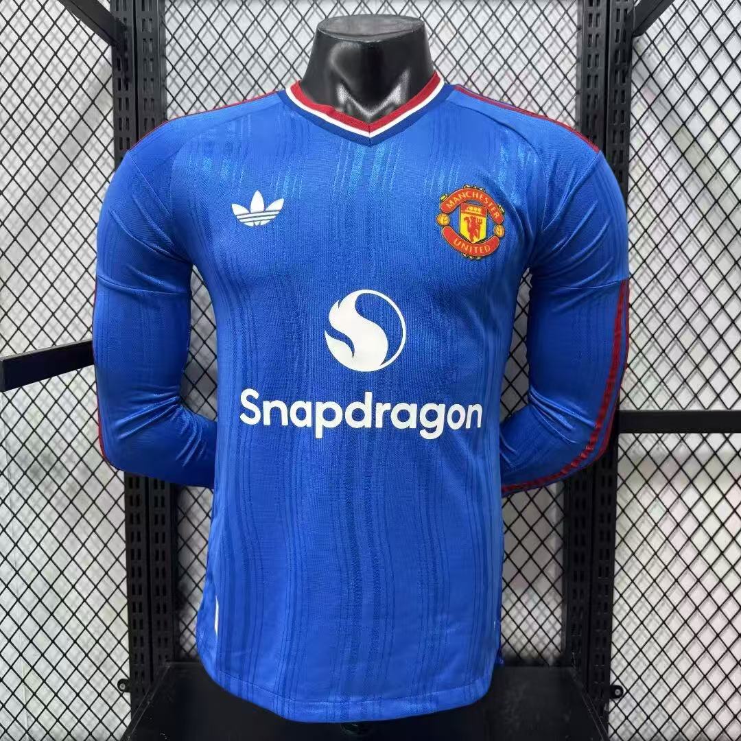 camiseta visitante Manchester United 26-27  manga larga Versión Fan