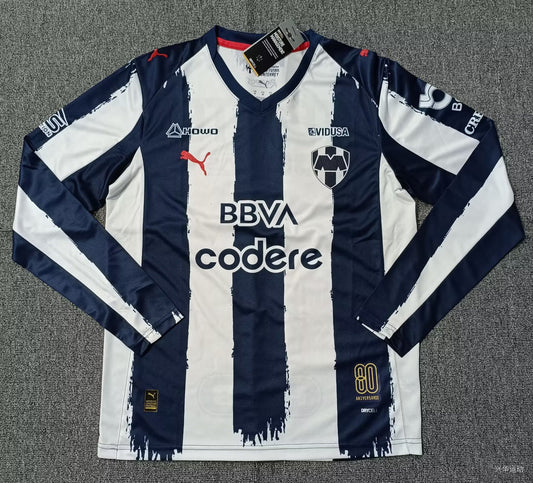 Camiseta local monterrey manga larga 25/26 Versión Fan 1:1