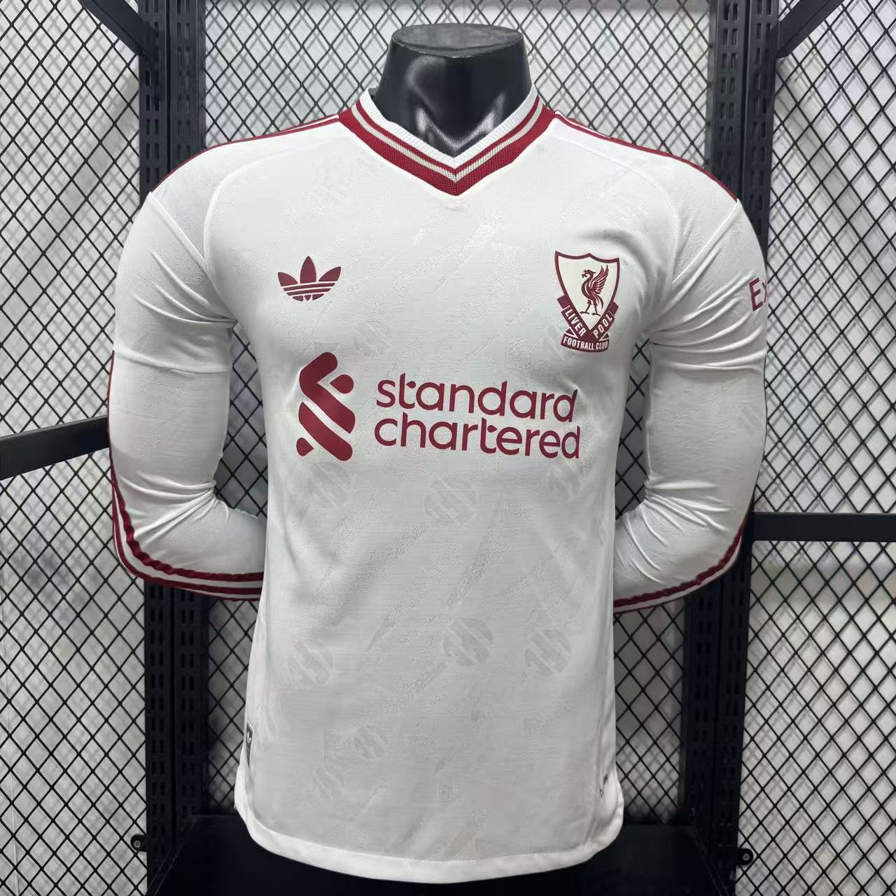 Camiseta Liverpool visitante 26-27  manga larga Versión Fan