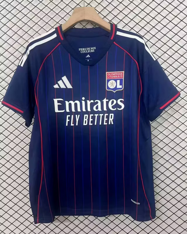 Camiseta visitante lyon 25-26 Versión Fan 1:1