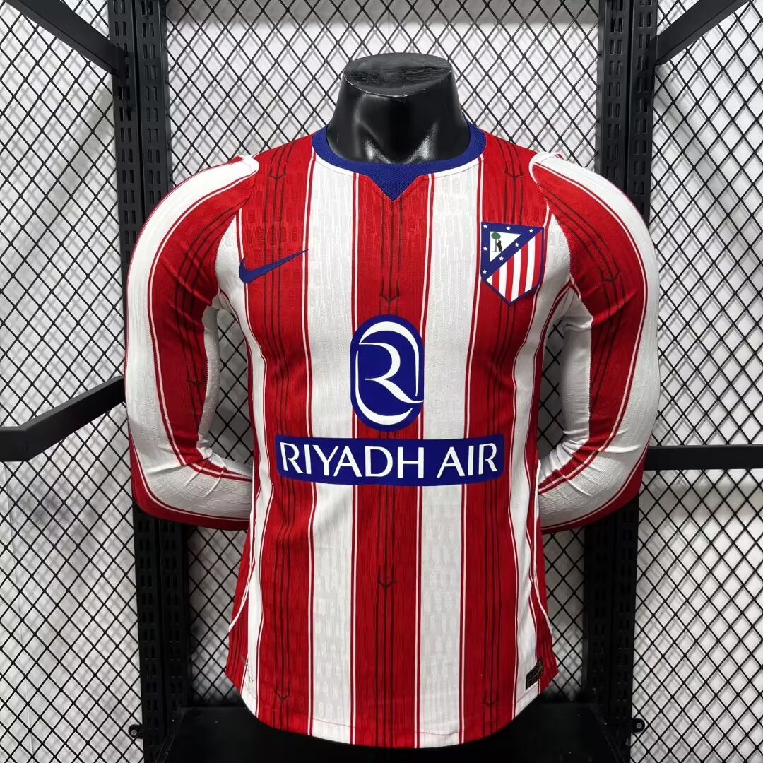 Camiseta atletico de madrid local 26-27  manga larga Versión Fan