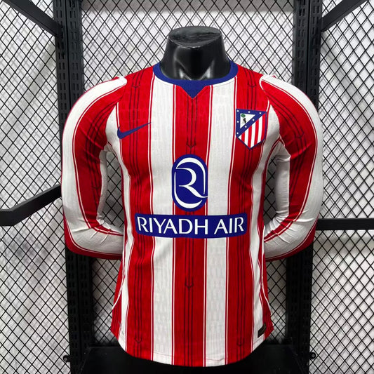 Camiseta atletico de madrid local 26-27  manga larga Versión Fan