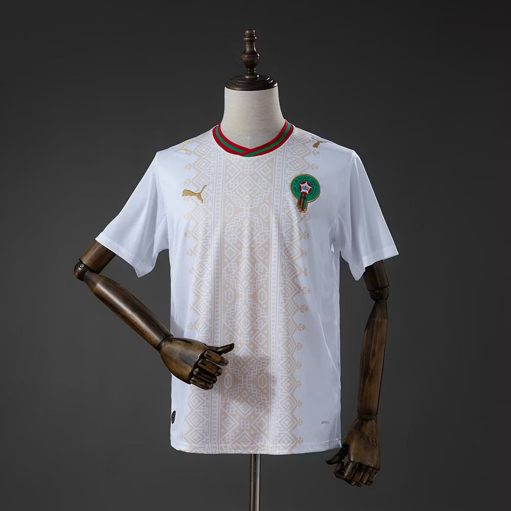 Camiseta visitante marruecos 2026 Versión Fan 1:1