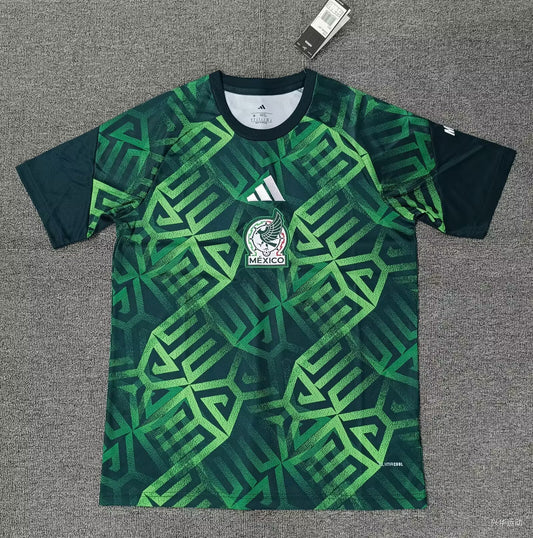 Camiseta Prepartido Mexico 2026 Versión Fan 1:1