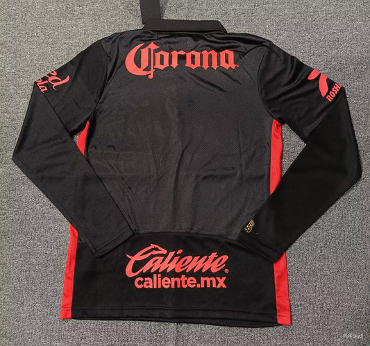 Camiseta visitante toluca manga larga 25/26 Versión Fan 1:1